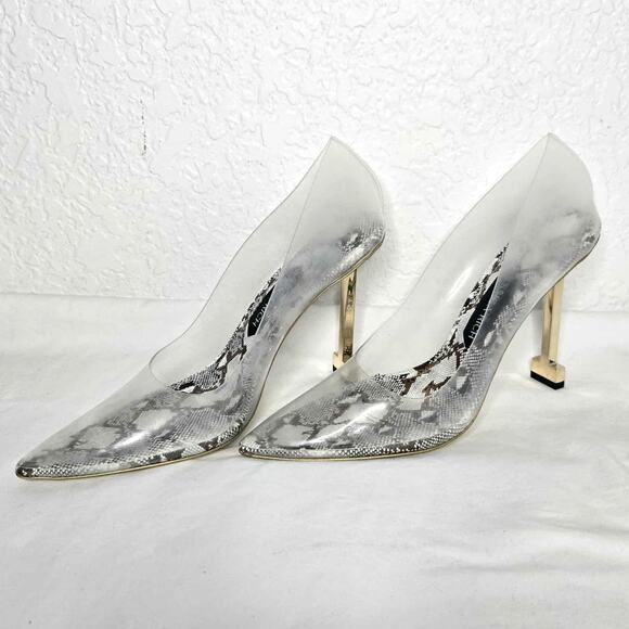 Jessica Rich Women's So Fancy Tall Sandal Pump in Snake Size 10 (40) - Picture 1 of 5